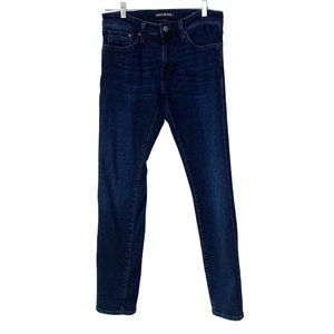 Mavi Men's Jake Slim Leg Jeans Size 30 x 32 Denim Stretch Dark Wash I82